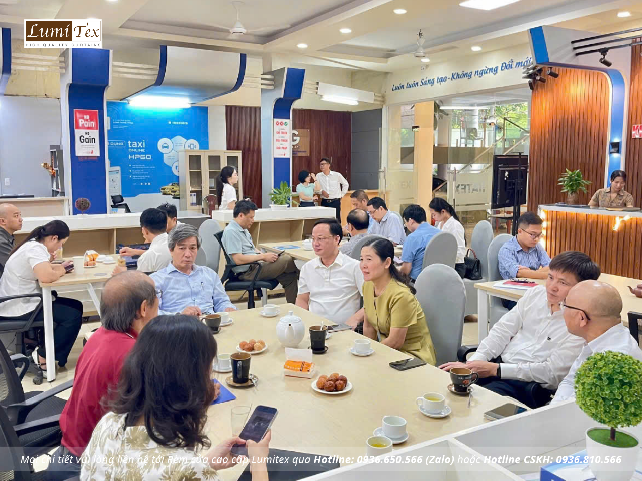 Rèm Lumitex cùng Hội Doanh nhân trẻ Hải Phòng tham dự Hội nghị Cafe đổi mới sáng tạo