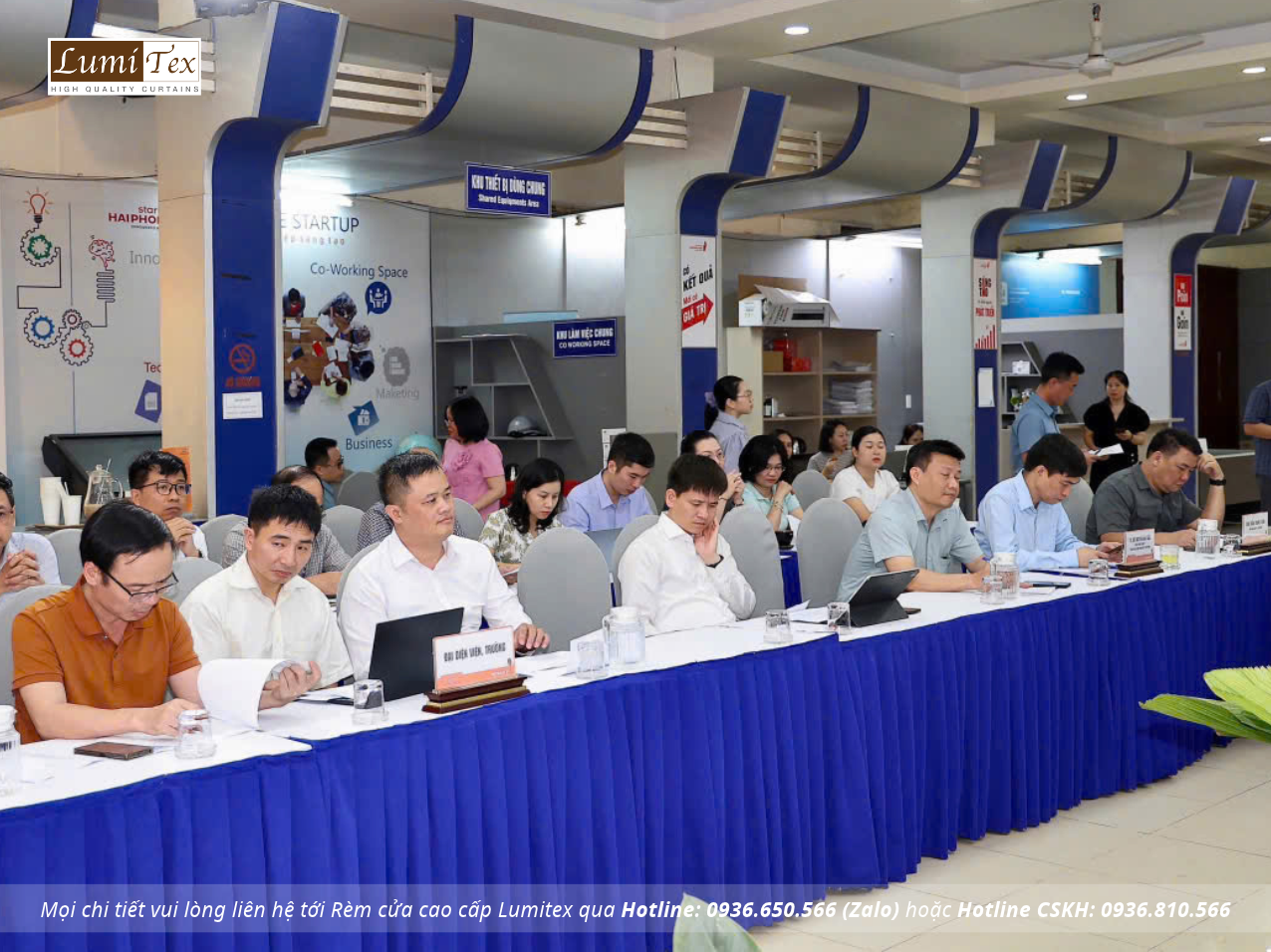 Rèm Lumitex cùng Hội Doanh nhân trẻ Hải Phòng tham dự Hội nghị Cafe đổi mới sáng tạo