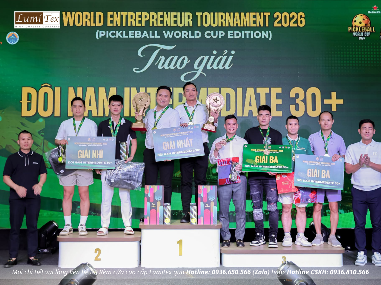 Rèm Lumitex đồng hành cùng cộng đồng doanh nhân tại Pickleball World Cup – Đà Nẵng 2026