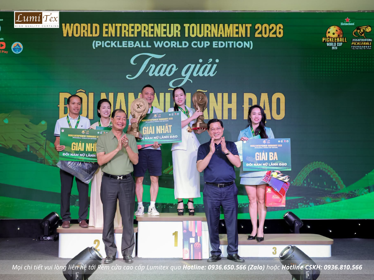 Rèm Lumitex đồng hành cùng cộng đồng doanh nhân tại Pickleball World Cup – Đà Nẵng 2026
