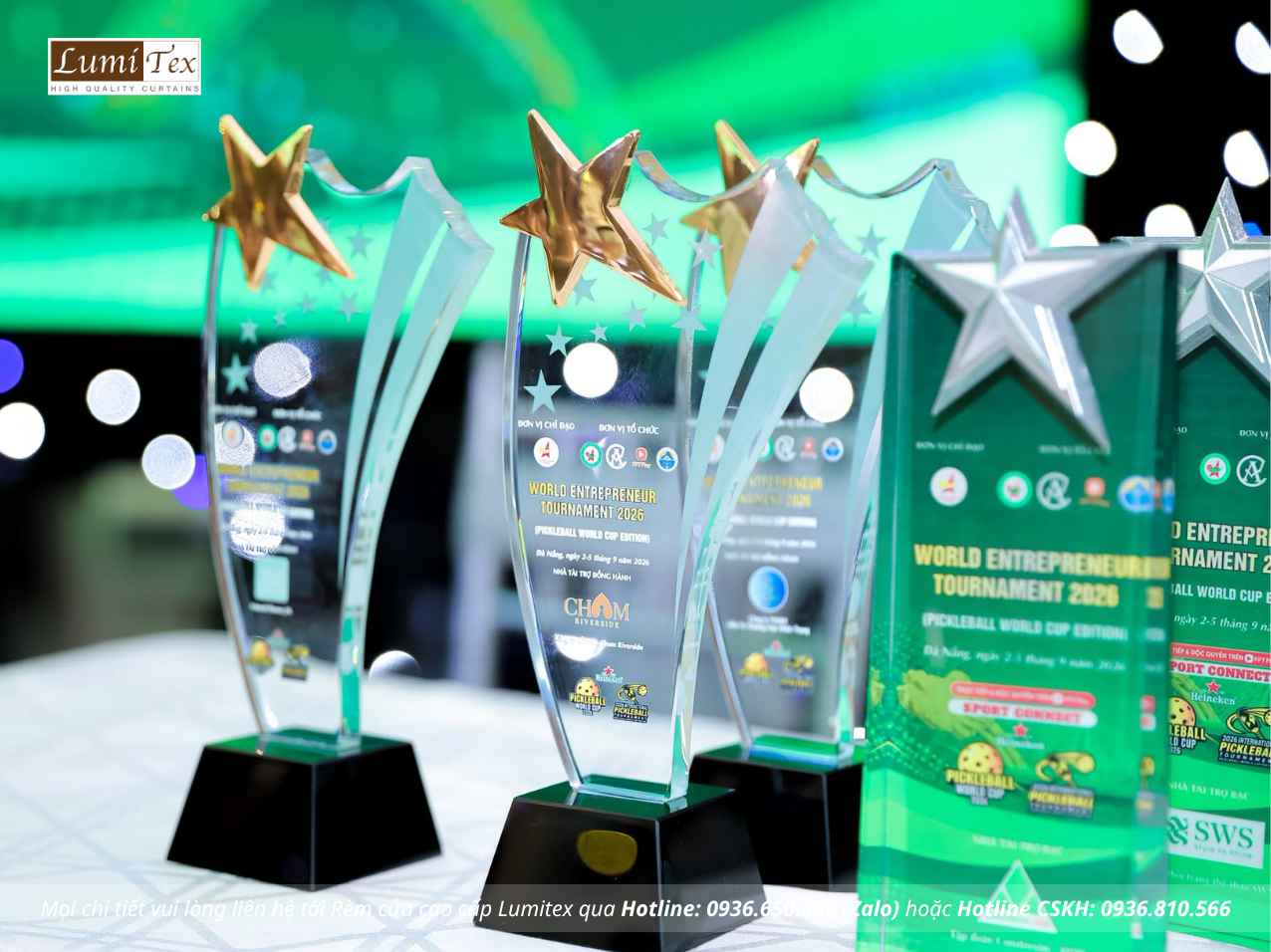 Rèm Lumitex đồng hành cùng cộng đồng doanh nhân tại Pickleball World Cup – Đà Nẵng 2026