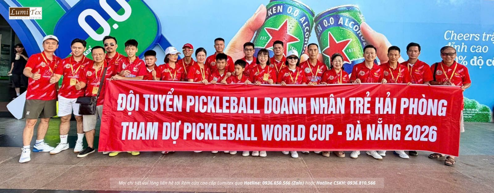 Rèm Lumitex đồng hành cùng cộng đồng doanh nhân tại Pickleball World Cup – Đà Nẵng 2026
