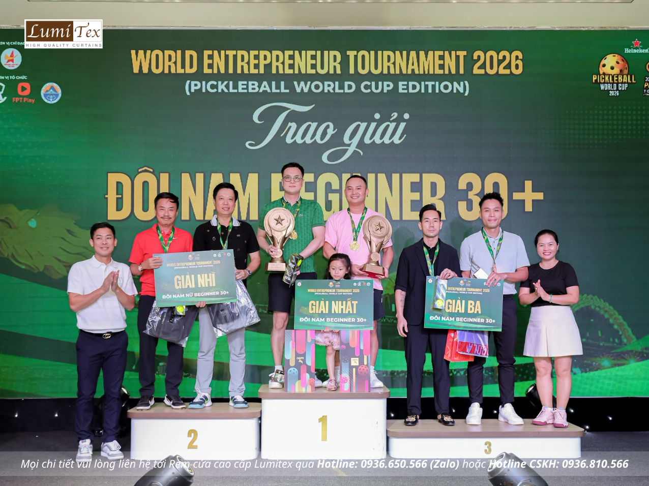 Rèm Lumitex đồng hành cùng cộng đồng doanh nhân tại Pickleball World Cup – Đà Nẵng 2026
