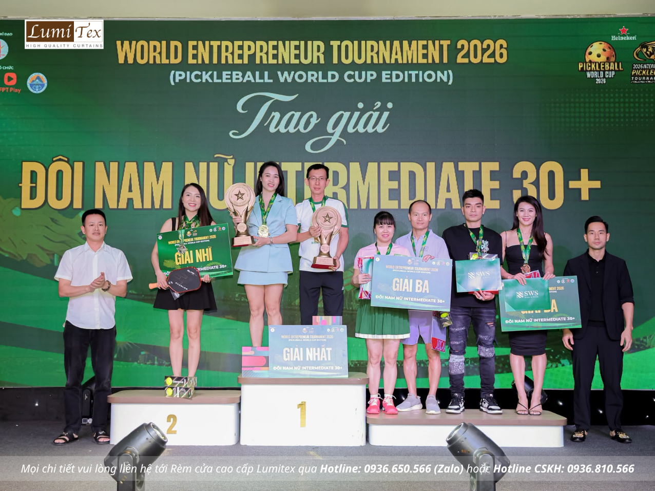 Rèm Lumitex đồng hành cùng cộng đồng doanh nhân tại Pickleball World Cup – Đà Nẵng 2026