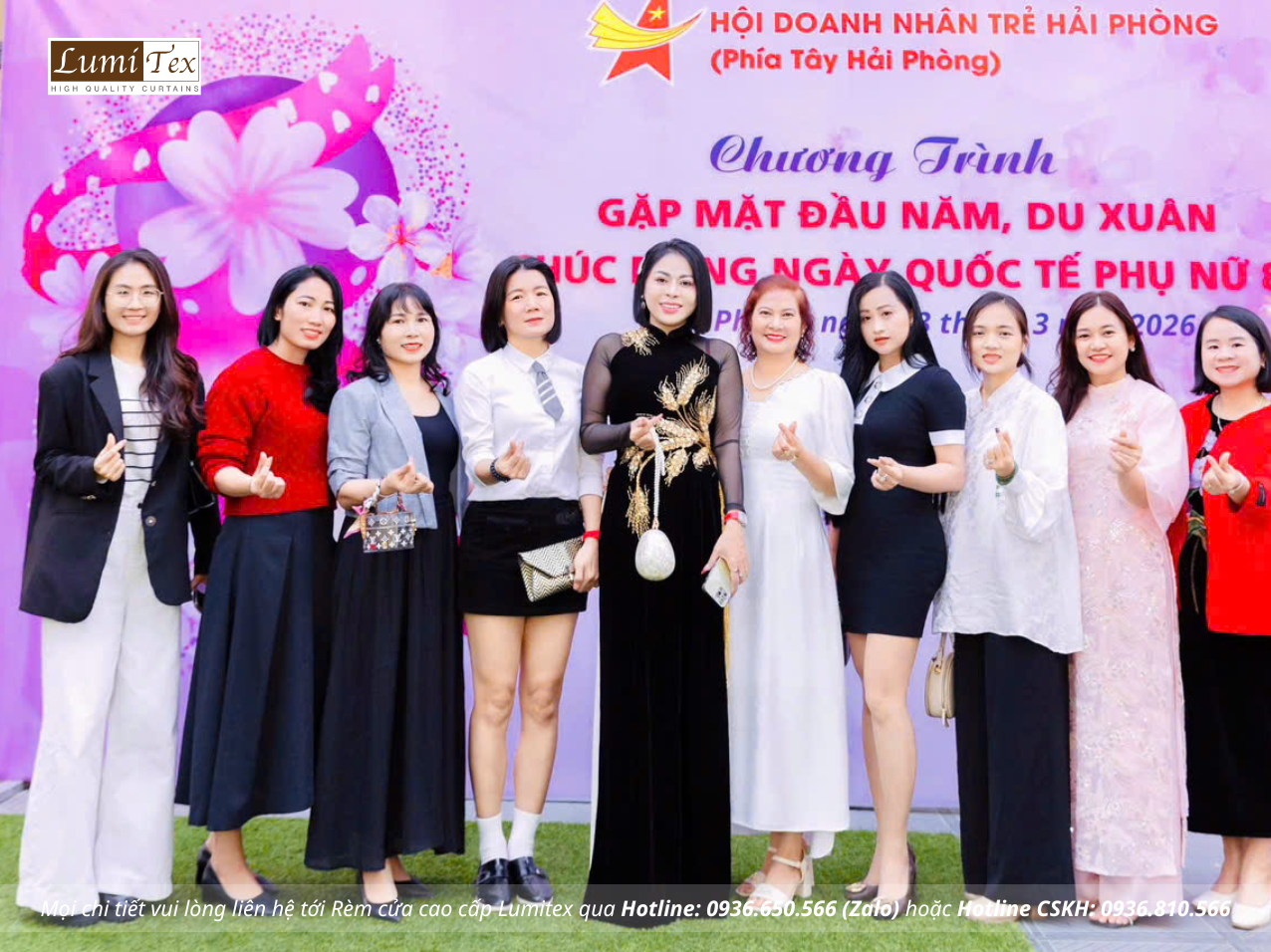 Hội Doanh nhân trẻ khu vực phía Tây Hải Phòng gặp mặt đầu năm và chúc mừng Ngày Quốc tế Phụ nữ 8/3