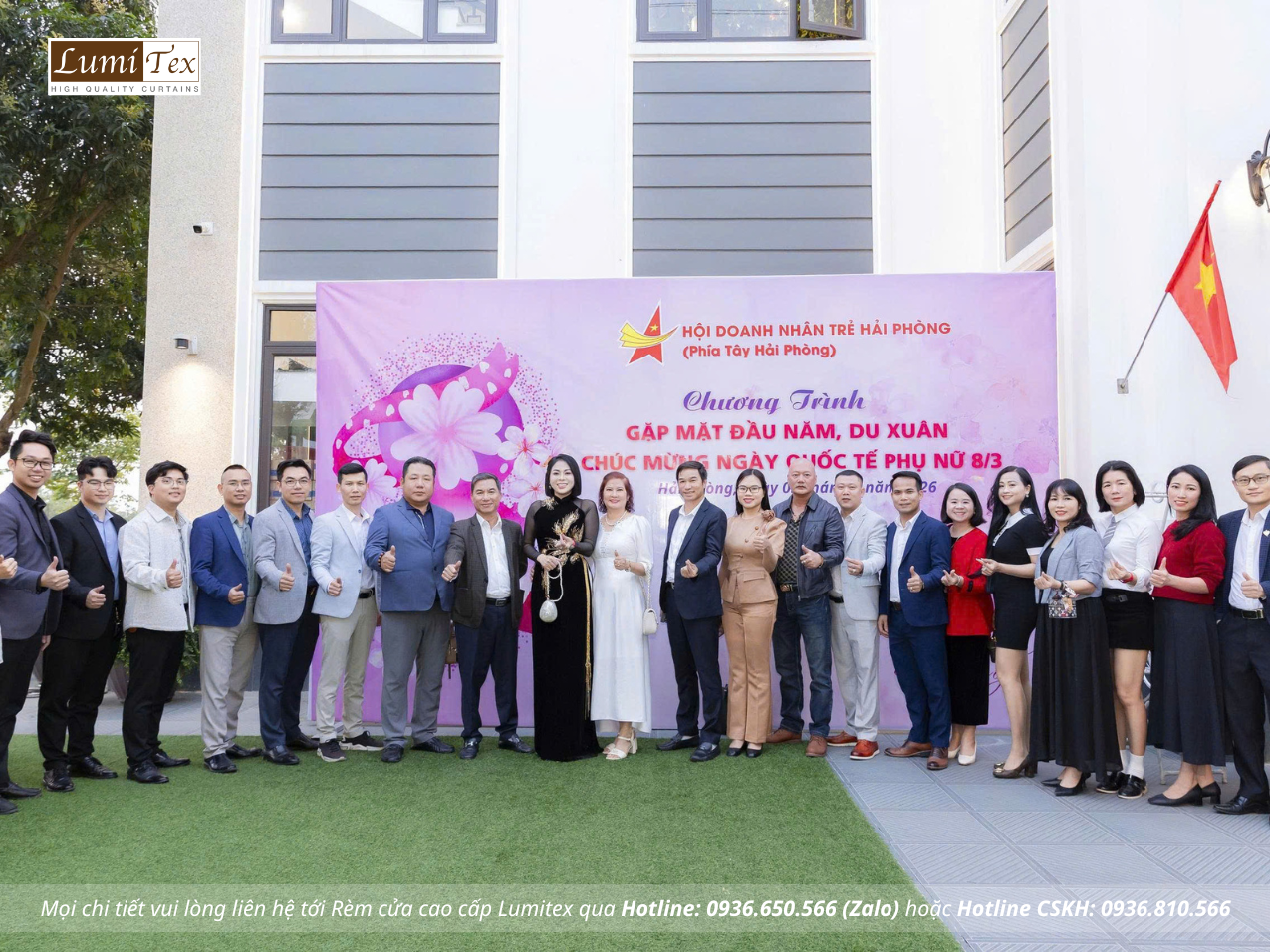 Hội Doanh nhân trẻ khu vực phía Tây Hải Phòng gặp mặt đầu năm và chúc mừng Ngày Quốc tế Phụ nữ 8/3