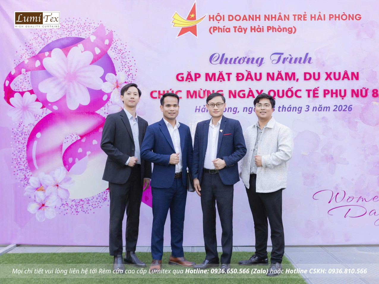 Hội Doanh nhân trẻ khu vực phía Tây Hải Phòng gặp mặt đầu năm và chúc mừng Ngày Quốc tế Phụ nữ 8/3