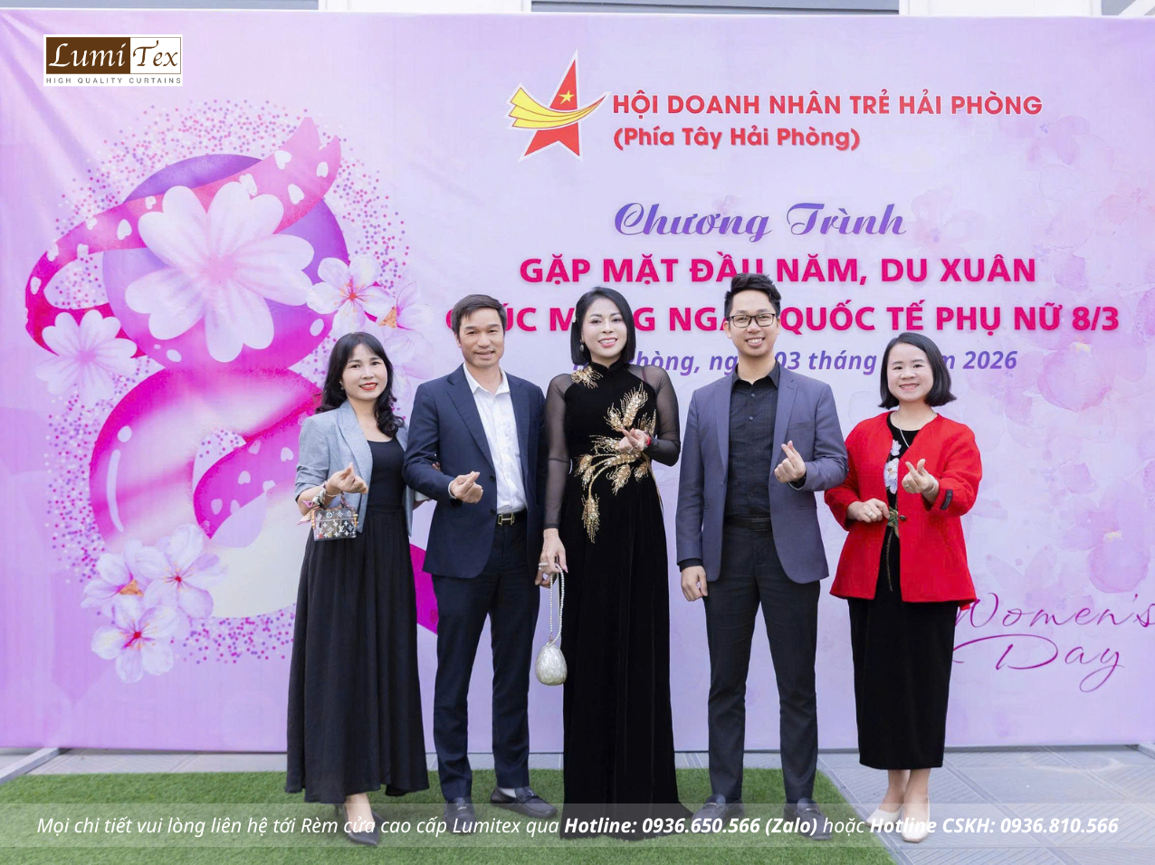 Hội Doanh nhân trẻ khu vực phía Tây Hải Phòng gặp mặt đầu năm và chúc mừng Ngày Quốc tế Phụ nữ 8/3