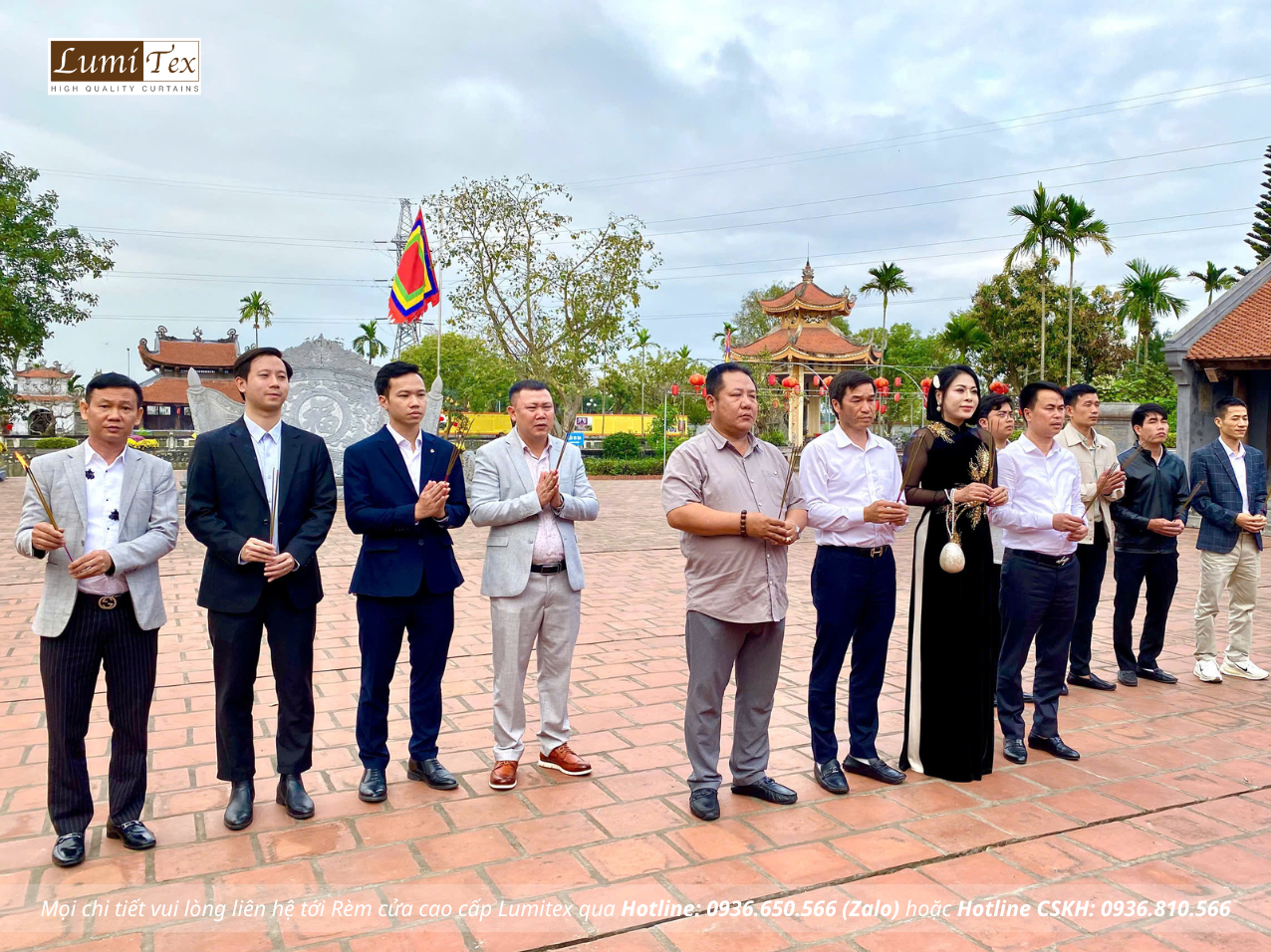 Hội Doanh nhân trẻ khu vực phía Tây Hải Phòng du xuân đi lễ đầu năm Bính Ngọ 2026