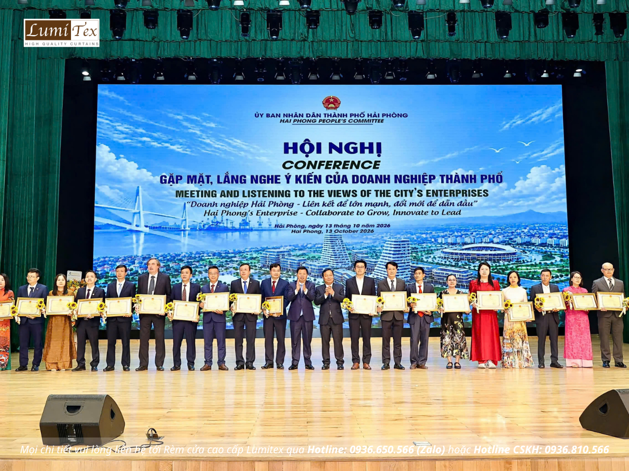 Rèm Lumitex tham dự Hội nghị gặp mặt doanh nghiệp nhân Ngày Doanh nhân Việt Nam 2026 Rèm Lumitex tham dự Hội nghị gặp mặt doanh nghiệp nhân Ngày Doanh nhân Việt Nam 2026