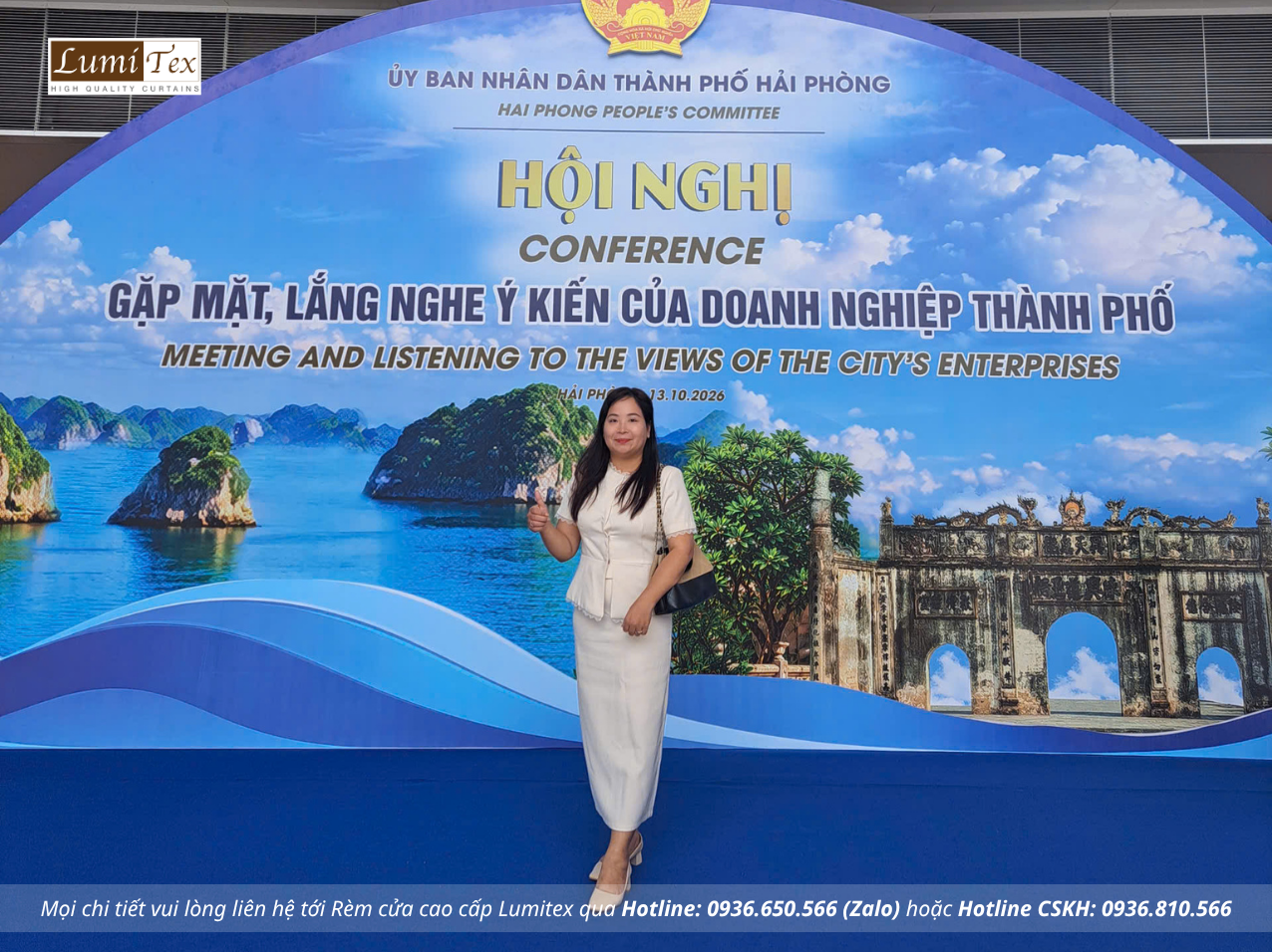 Rèm Lumitex tham dự Hội nghị gặp mặt doanh nghiệp nhân Ngày Doanh nhân Việt Nam 2026 Rèm Lumitex tham dự Hội nghị gặp mặt doanh nghiệp nhân Ngày Doanh nhân Việt Nam 2026