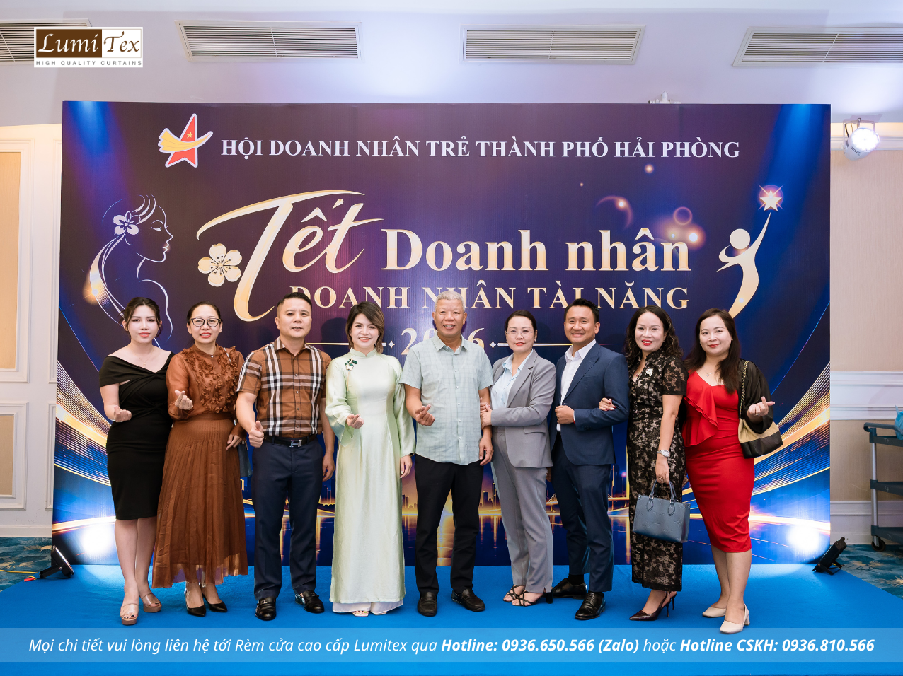 Rèm Lumitex tham dự Hội nghị gặp mặt doanh nghiệp nhân Ngày Doanh nhân Việt Nam 2026 Rèm Lumitex tham dự Hội nghị gặp mặt doanh nghiệp nhân Ngày Doanh nhân Việt Nam 2026