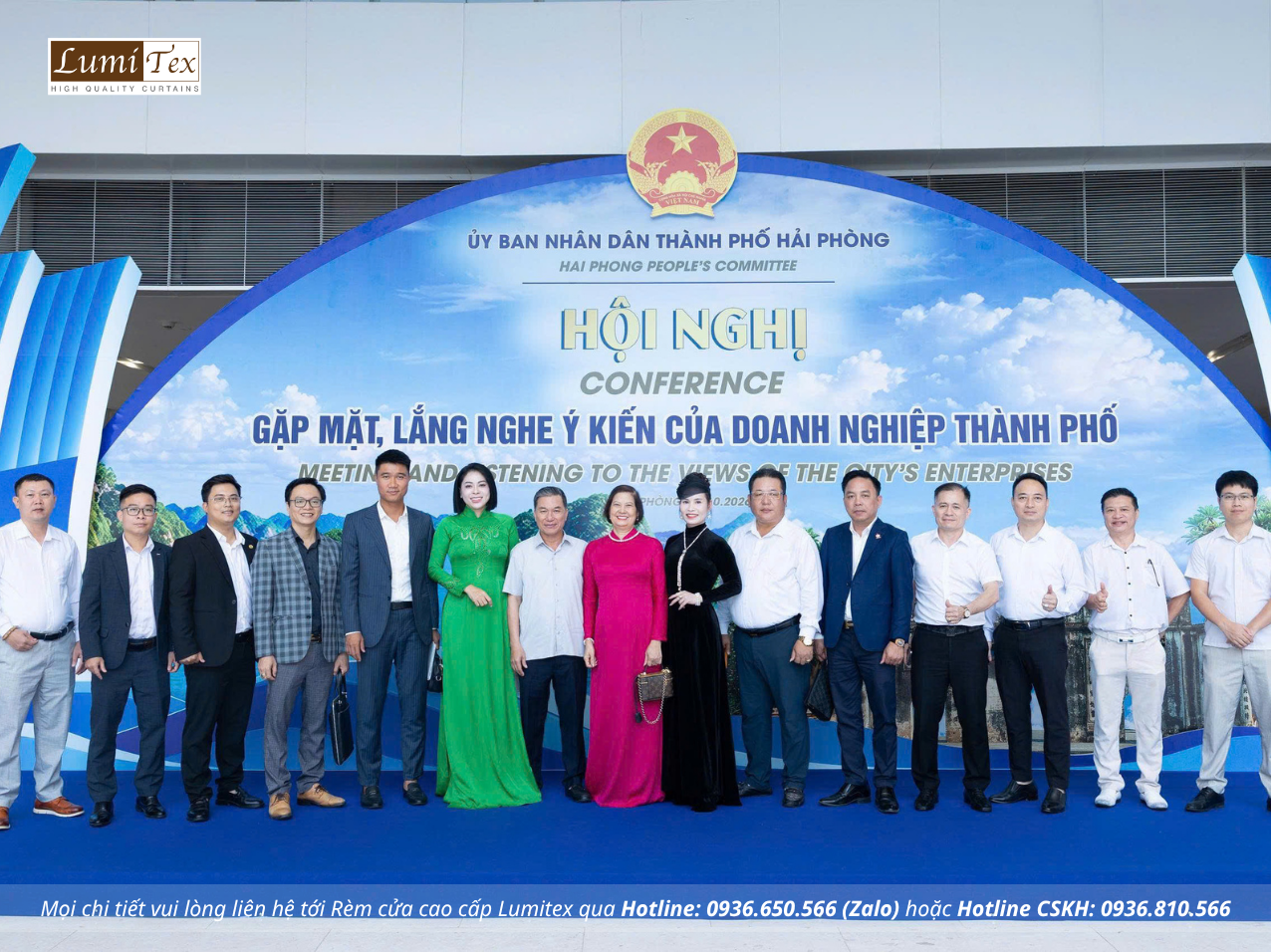 Rèm Lumitex tham dự Hội nghị gặp mặt doanh nghiệp nhân Ngày Doanh nhân Việt Nam 2026 Rèm Lumitex tham dự Hội nghị gặp mặt doanh nghiệp nhân Ngày Doanh nhân Việt Nam 2026