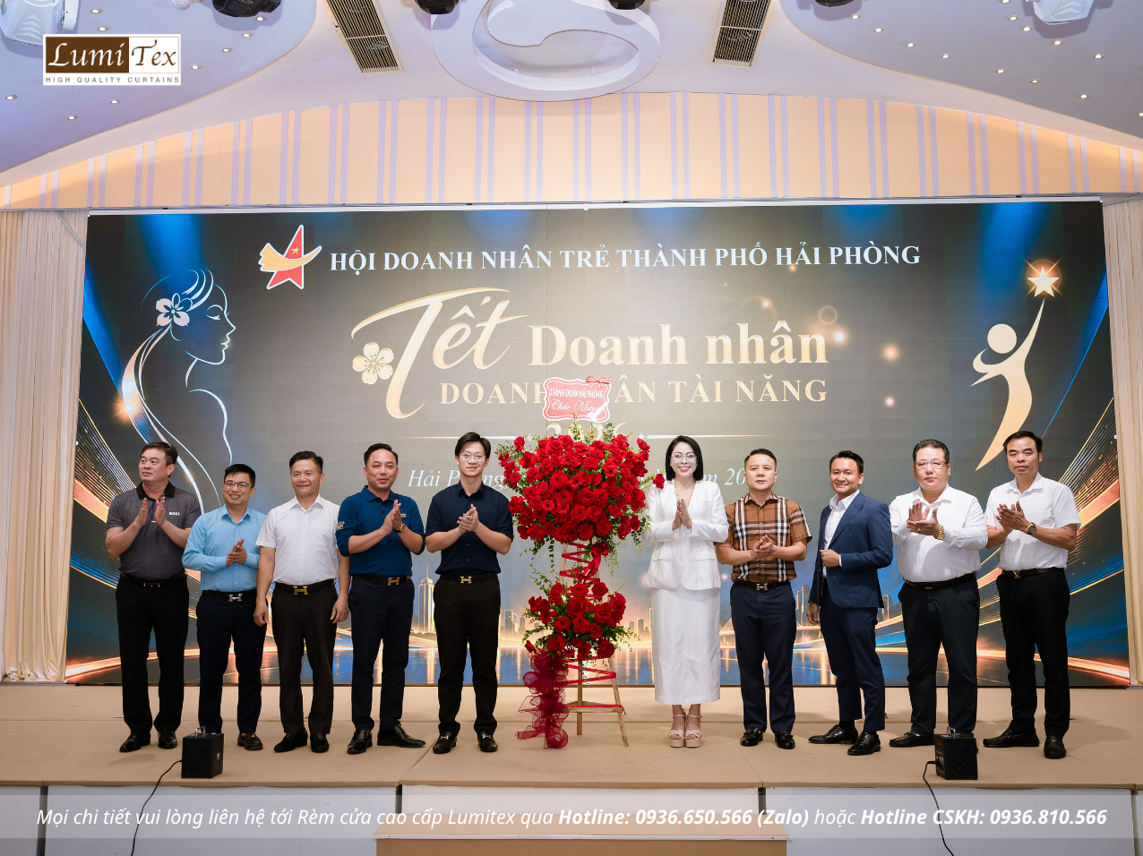 Rèm Lumitex tham dự Hội nghị gặp mặt doanh nghiệp nhân Ngày Doanh nhân Việt Nam 2026 Rèm Lumitex tham dự Hội nghị gặp mặt doanh nghiệp nhân Ngày Doanh nhân Việt Nam 2026