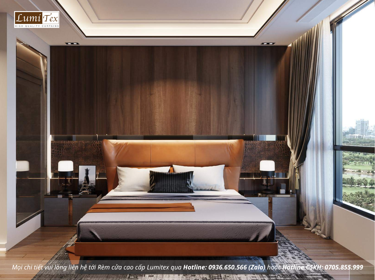 Hướng dẫn chọn rèm cửa phòng ngủ chung cư hiện đại mới nhất