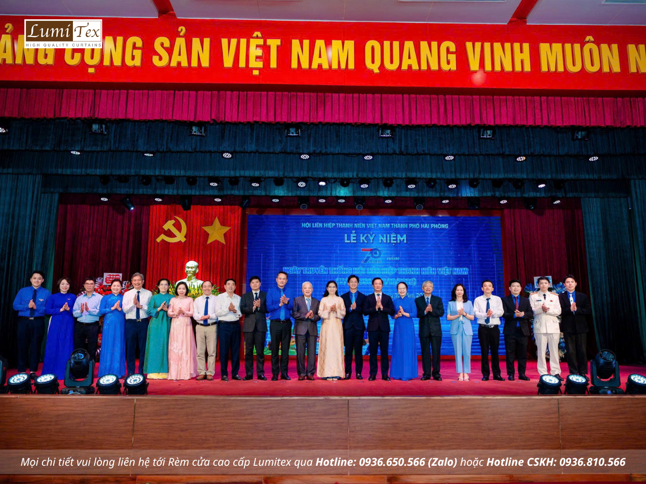 Hội Doanh nhân trẻ tham dự Lễ kỷ niệm 70 năm Ngày truyền thống Hội Liên hiệp Thanh niên Việt Nam