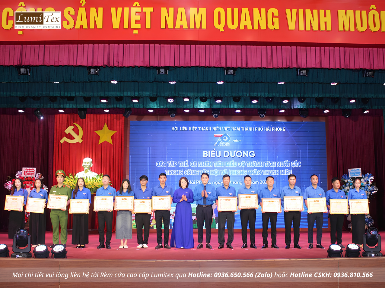 Hội Doanh nhân trẻ tham dự Lễ kỷ niệm 70 năm Ngày truyền thống Hội Liên hiệp Thanh niên Việt Nam