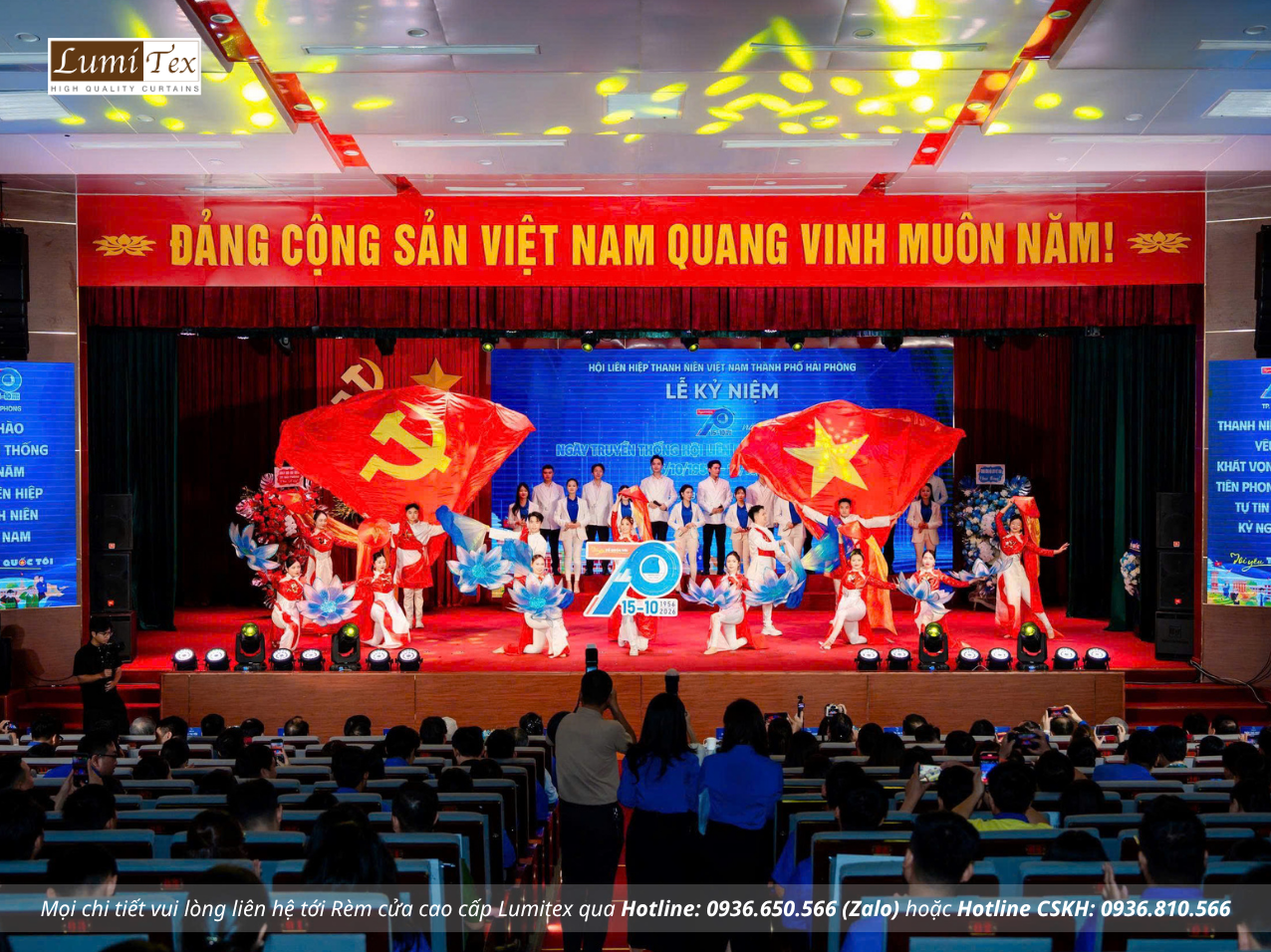 Hội Doanh nhân trẻ tham dự Lễ kỷ niệm 70 năm Ngày truyền thống Hội Liên hiệp Thanh niên Việt Nam