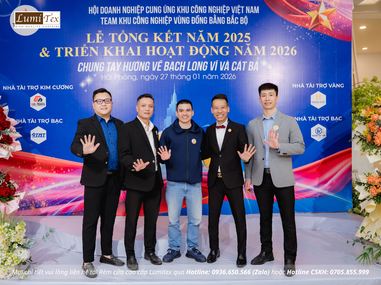 Rèm Lumitex tham dự Lễ tổng kết năm 2025 – Định hướng hoạt động 2026 của TEAM KCN Rèm Lumitex tham dự Lễ tổng kết năm 2025 – Định hướng hoạt động 2026 của TEAM KCN