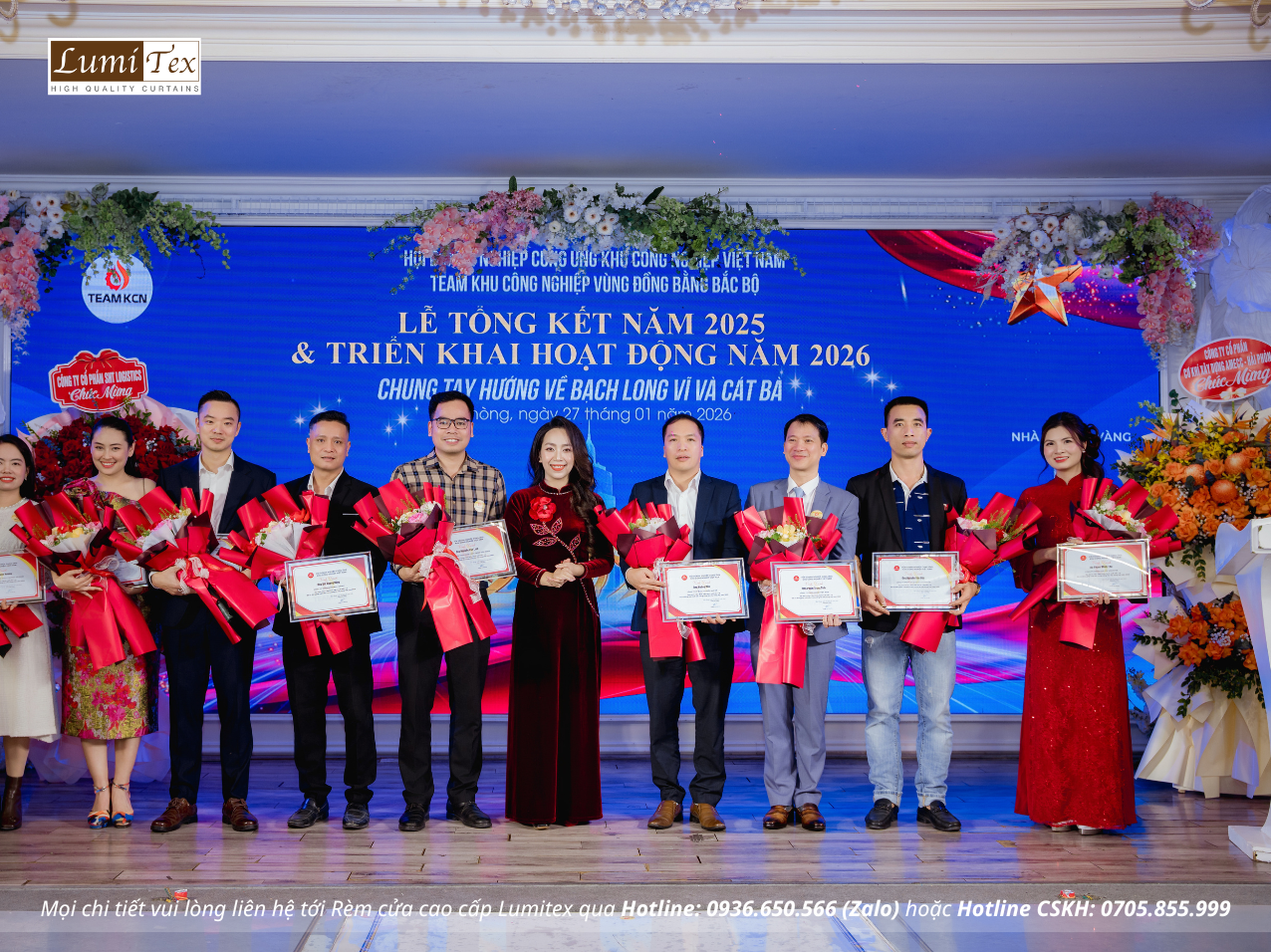 Rèm Lumitex tham dự Lễ tổng kết năm 2025 – Định hướng hoạt động 2026 của TEAM KCN Rèm Lumitex tham dự Lễ tổng kết năm 2025 – Định hướng hoạt động 2026 của TEAM KCN