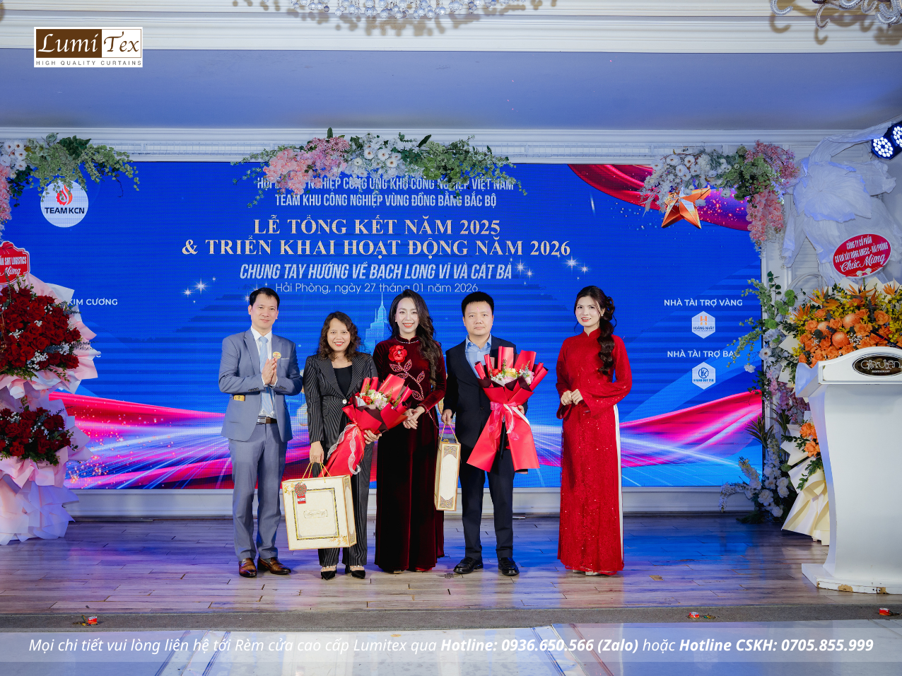 Rèm Lumitex tham dự Lễ tổng kết năm 2025 – Định hướng hoạt động 2026 của TEAM KCN Rèm Lumitex tham dự Lễ tổng kết năm 2025 – Định hướng hoạt động 2026 của TEAM KCN