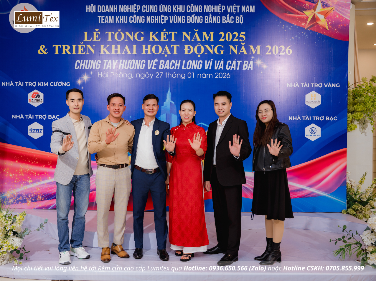 Rèm Lumitex tham dự Lễ tổng kết năm 2025 – Định hướng hoạt động 2026 của TEAM KCN Rèm Lumitex tham dự Lễ tổng kết năm 2025 – Định hướng hoạt động 2026 của TEAM KCN