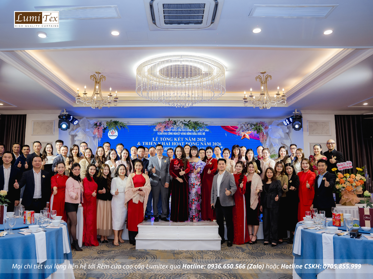 Rèm Lumitex tham dự Lễ tổng kết năm 2025 – Định hướng hoạt động 2026 của TEAM KCN Rèm Lumitex tham dự Lễ tổng kết năm 2025 – Định hướng hoạt động 2026 của TEAM KCN