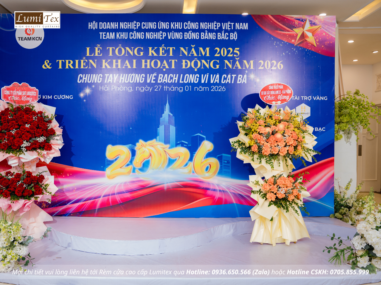 Rèm Lumitex tham dự Lễ tổng kết năm 2025 – Định hướng hoạt động 2026 của TEAM KCN Rèm Lumitex tham dự Lễ tổng kết năm 2025 – Định hướng hoạt động 2026 của TEAM KCN