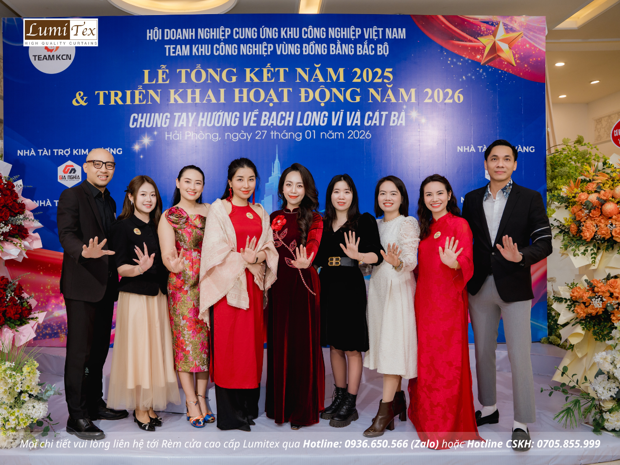 Rèm Lumitex tham dự Lễ tổng kết năm 2025 – Định hướng hoạt động 2026 của TEAM KCN Rèm Lumitex tham dự Lễ tổng kết năm 2025 – Định hướng hoạt động 2026 của TEAM KCN