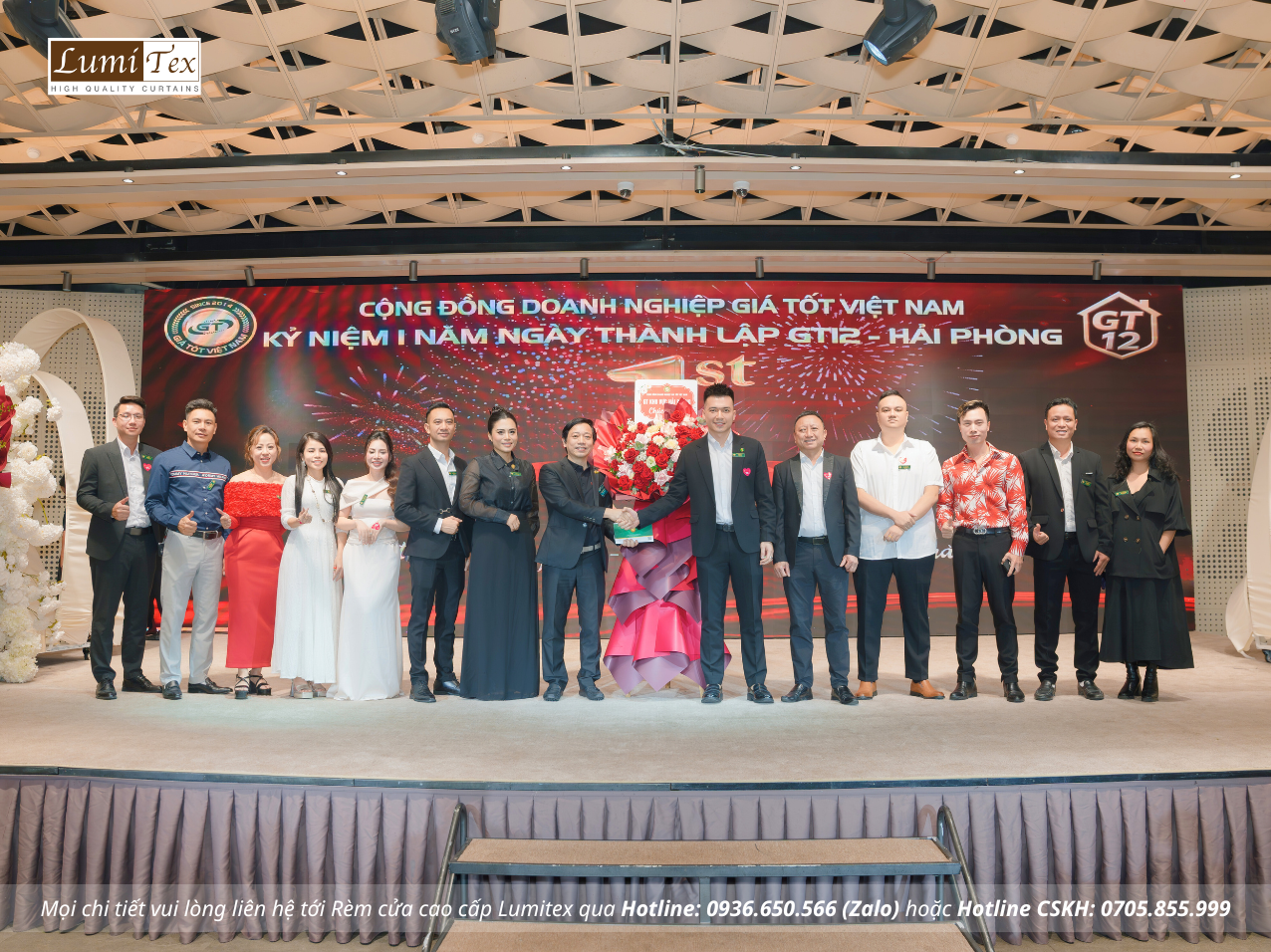 Lumitex tham gia sự kiện Đại tiệc sinh nhật 1 năm GT12 Hải Phòng Lumitex tham gia sự kiện Đại tiệc sinh nhật 1 năm GT12 Hải Phòng