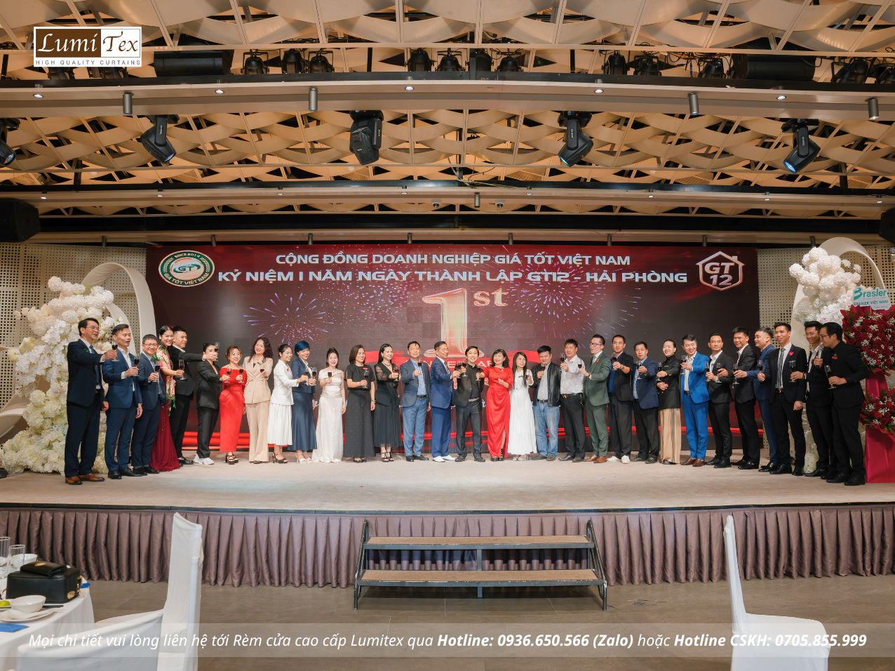 Lumitex tham gia sự kiện Đại tiệc sinh nhật 1 năm GT12 Hải Phòng Lumitex tham gia sự kiện Đại tiệc sinh nhật 1 năm GT12 Hải Phòng
