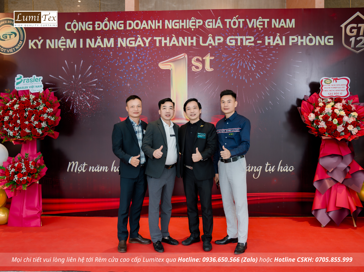 Lumitex tham gia sự kiện Đại tiệc sinh nhật 1 năm GT12 Hải Phòng Lumitex tham gia sự kiện Đại tiệc sinh nhật 1 năm GT12 Hải Phòng