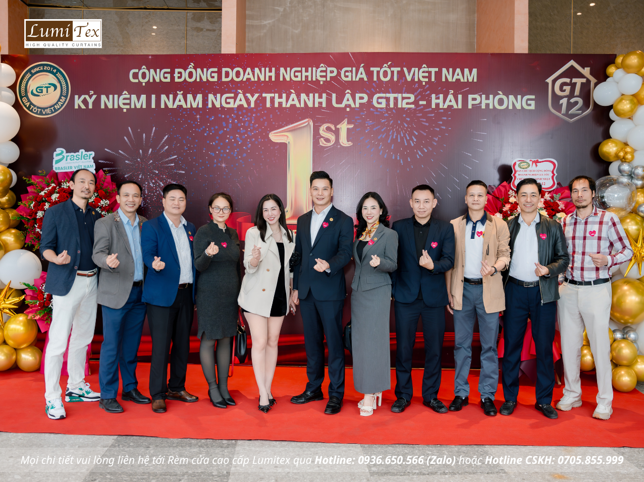 Lumitex tham gia sự kiện Đại tiệc sinh nhật 1 năm GT12 Hải Phòng Lumitex tham gia sự kiện Đại tiệc sinh nhật 1 năm GT12 Hải Phòng
