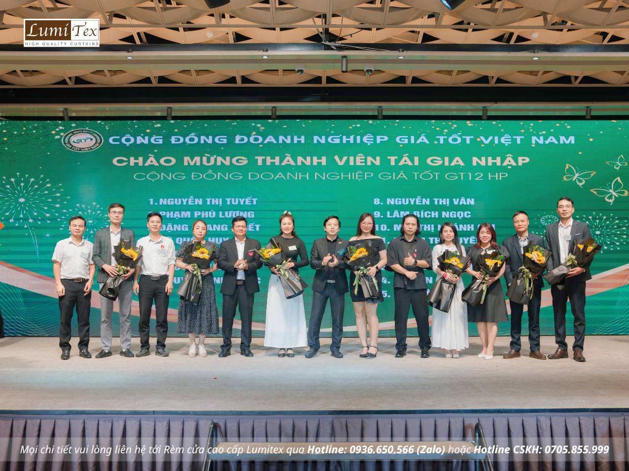 Lumitex tham gia sự kiện Đại tiệc sinh nhật 1 năm GT12 Hải Phòng Lumitex tham gia sự kiện Đại tiệc sinh nhật 1 năm GT12 Hải Phòng