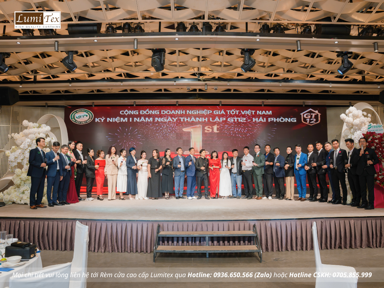 Lumitex tham gia sự kiện Đại tiệc sinh nhật 1 năm GT12 Hải Phòng Lumitex tham gia sự kiện Đại tiệc sinh nhật 1 năm GT12 Hải Phòng