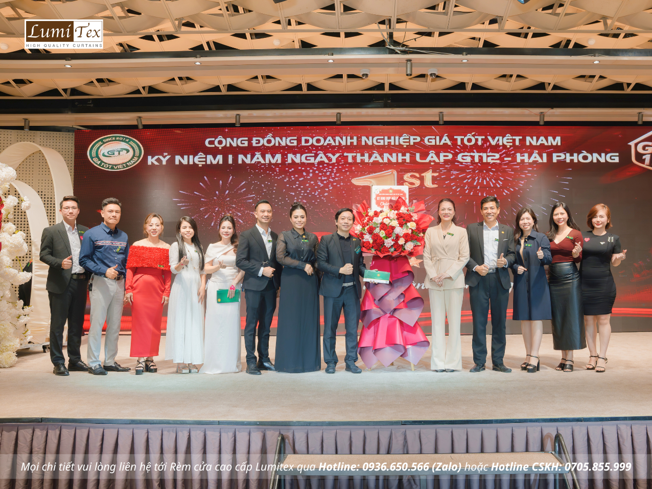 Lumitex tham gia sự kiện Đại tiệc sinh nhật 1 năm GT12 Hải Phòng Lumitex tham gia sự kiện Đại tiệc sinh nhật 1 năm GT12 Hải Phòng
