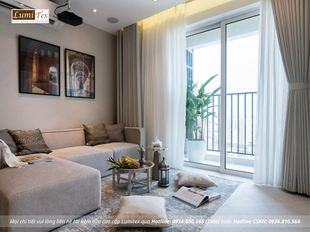 Mẫu rèm chống nắng cho căn hộ chung cư hiện nay