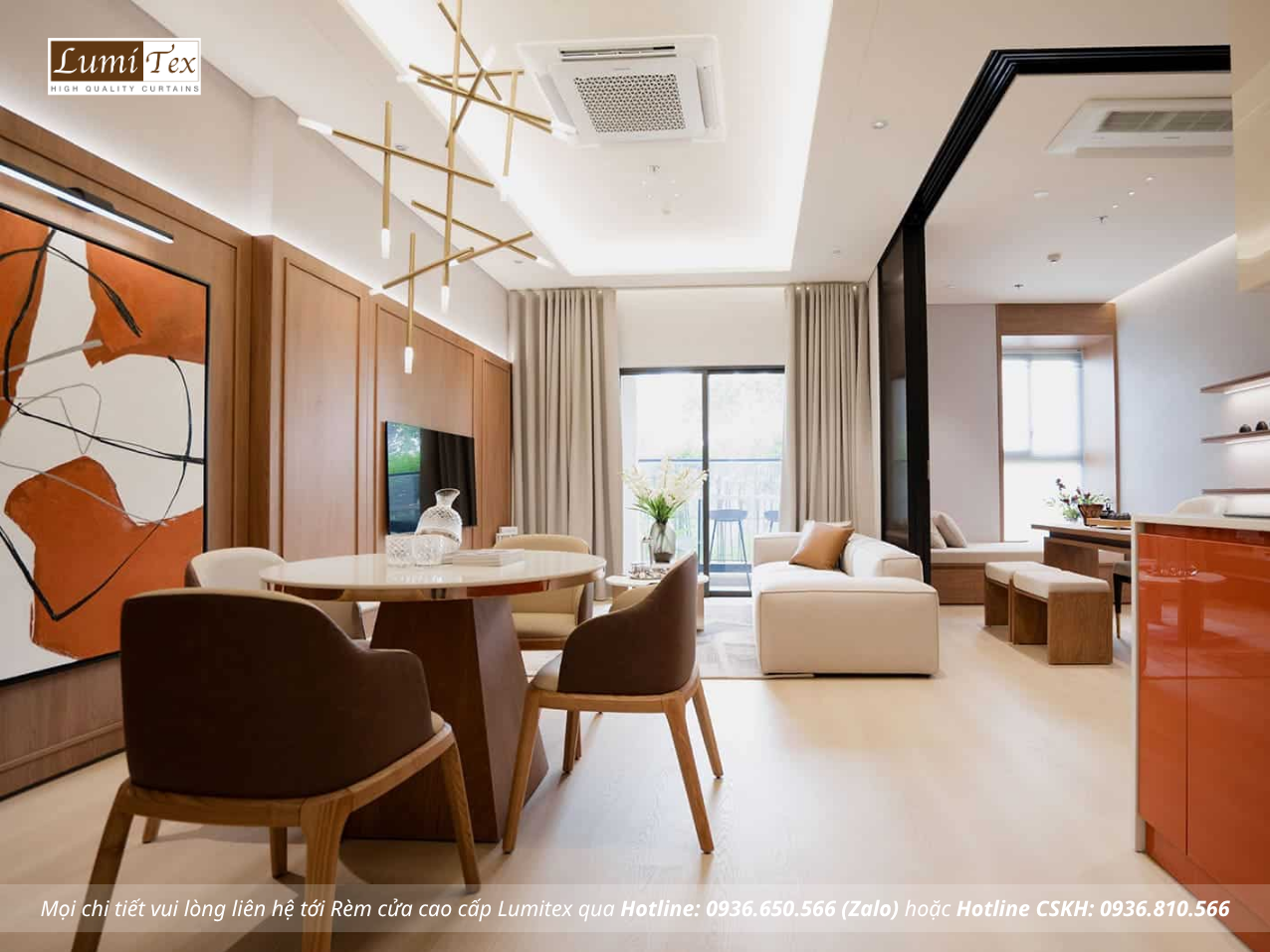 Mẫu rèm chống nắng cho căn hộ chung cư hiện nay