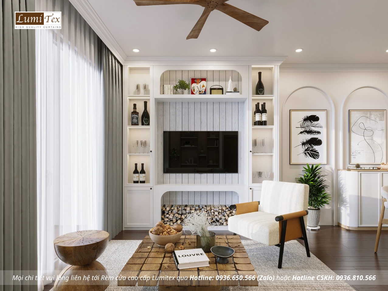 Mẫu rèm chống nắng cho căn hộ chung cư hiện nay