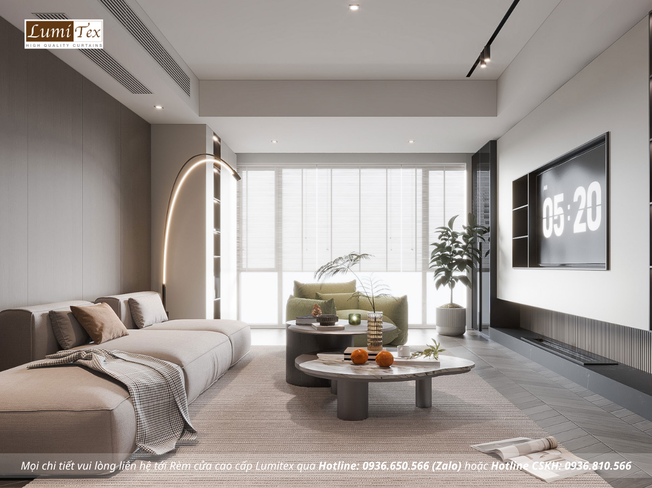 Mẫu rèm chống nắng cho căn hộ chung cư hiện nay