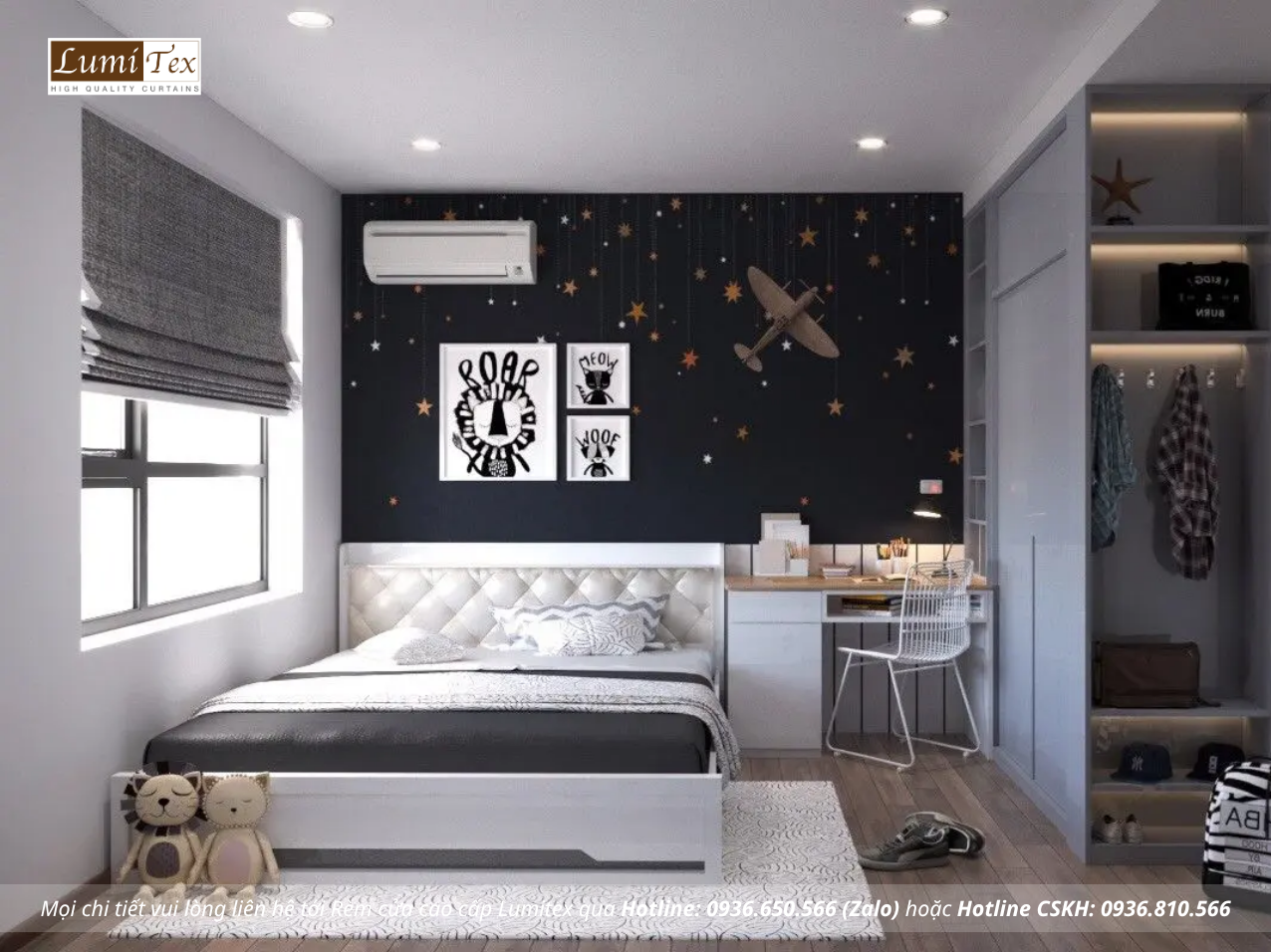 Mẫu rèm chống nắng cho căn hộ chung cư hiện nay