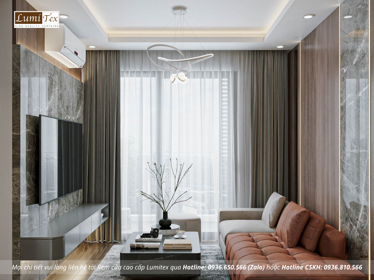 Mẫu rèm chống nắng cho căn hộ chung cư hiện nay