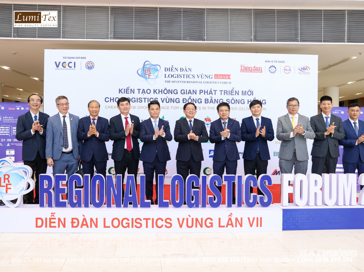 Rèm Lumitex đồng hành cùng Hội Doanh nhân trẻ Hải Phòng tham dự Diễn đàn Logistics Vùng lần VII năm 2026