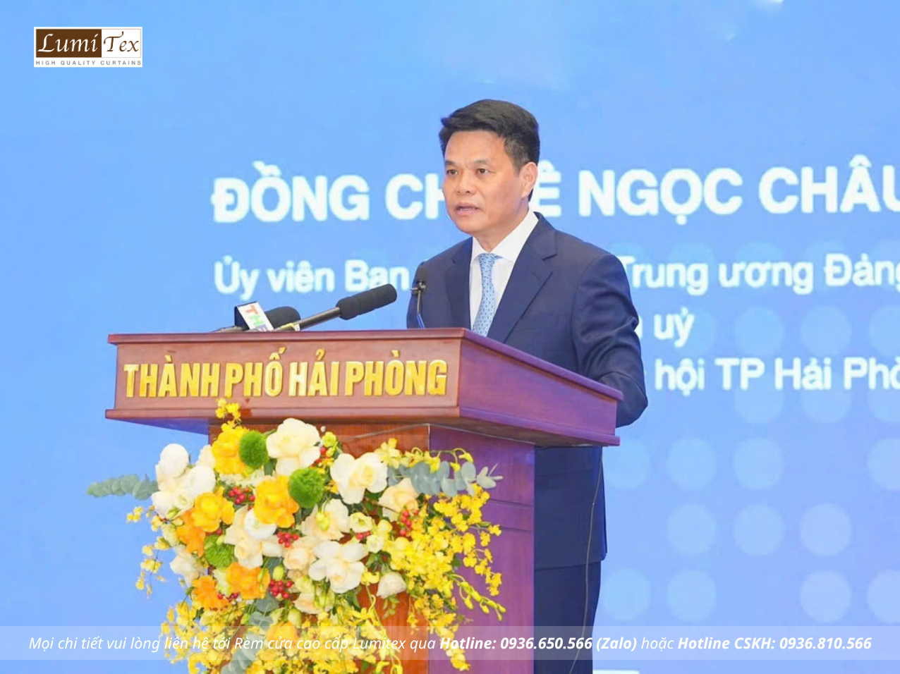 Rèm Lumitex đồng hành cùng Hội Doanh nhân trẻ Hải Phòng tham dự Diễn đàn Logistics Vùng lần VII năm 2026