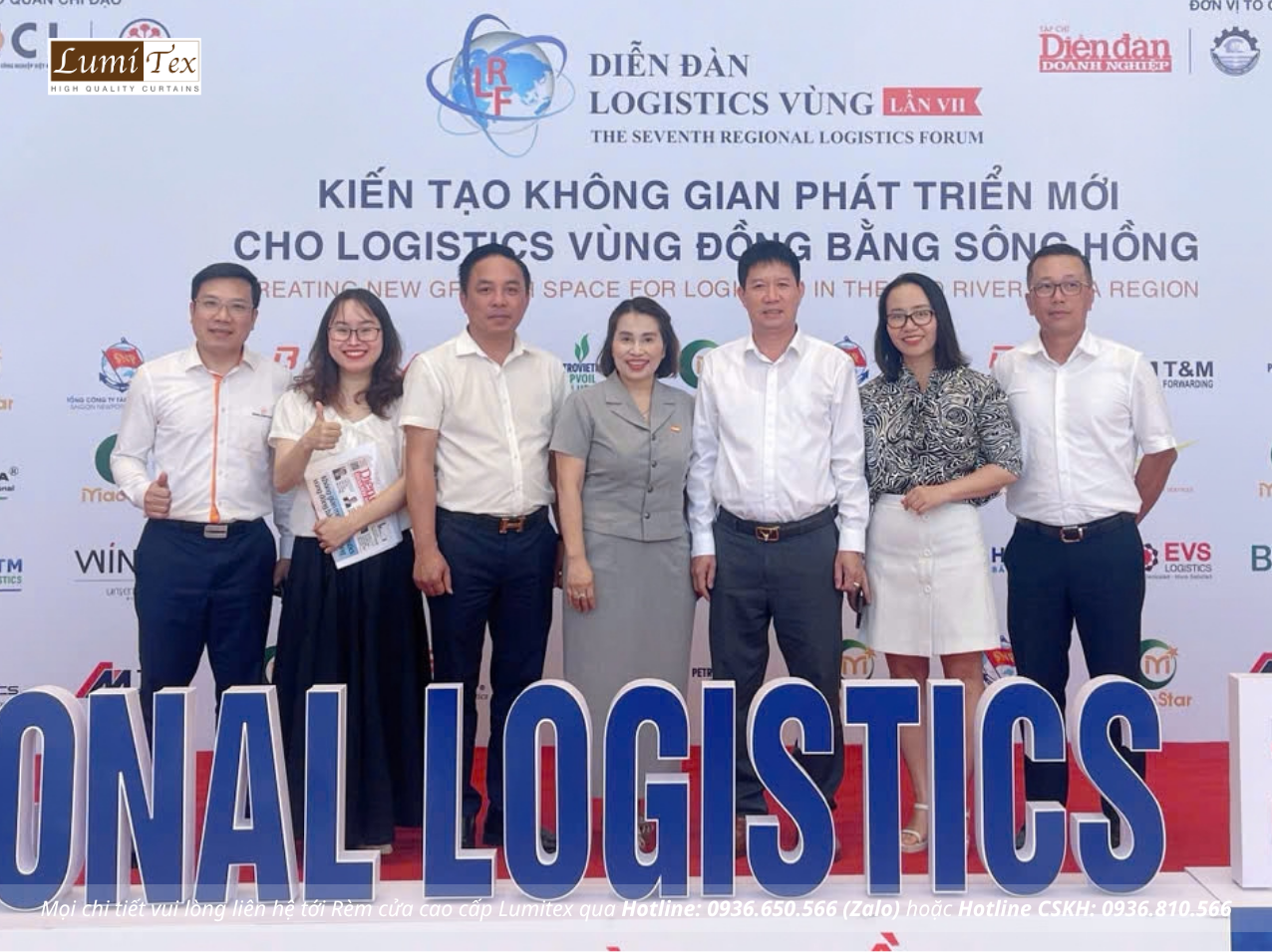 Rèm Lumitex đồng hành cùng Hội Doanh nhân trẻ Hải Phòng tham dự Diễn đàn Logistics Vùng lần VII năm 2026