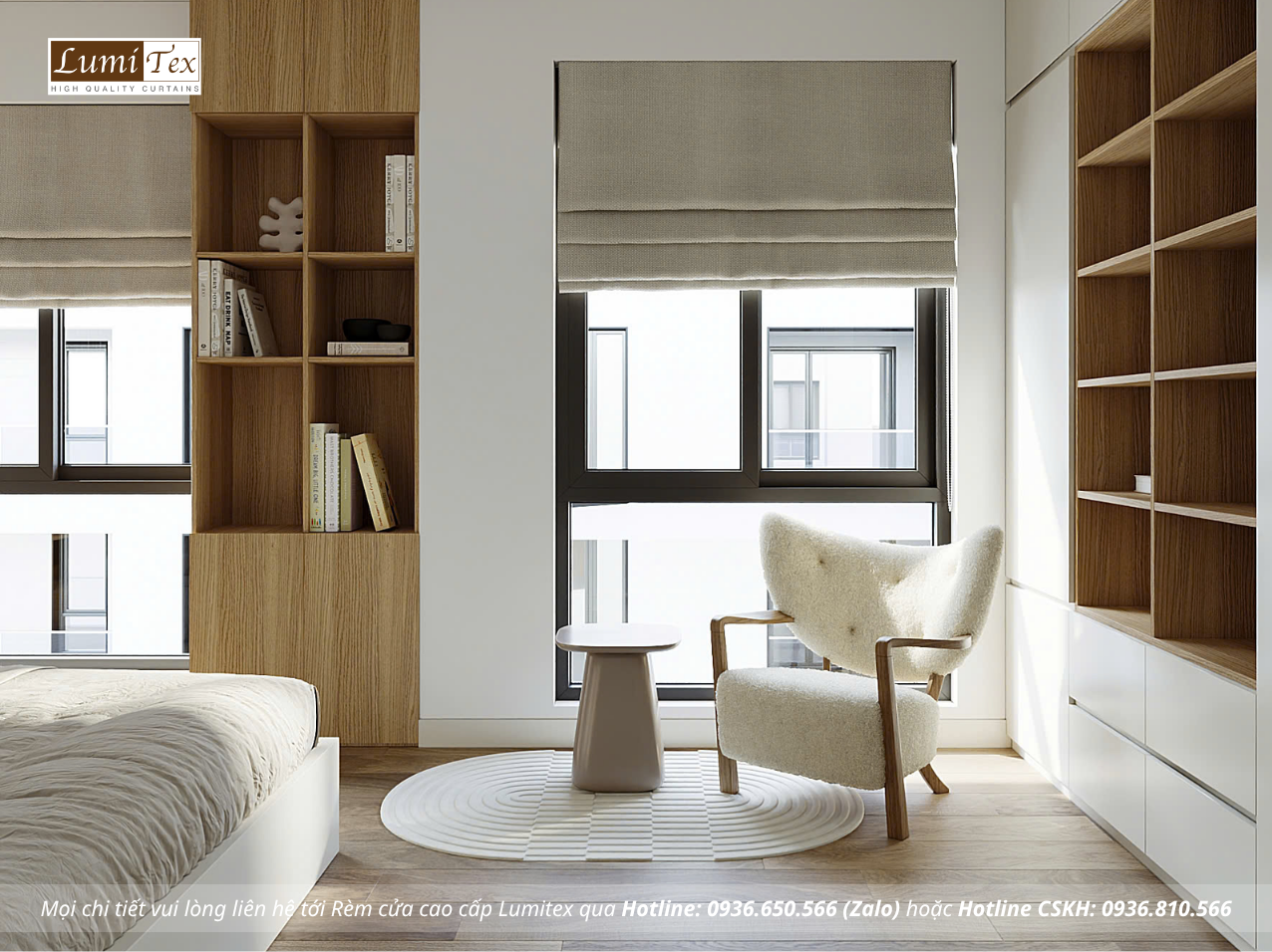 Rèm chống nắng Vinhomes Royal Island cho không gian sống cao cấp tại Hải Phòng