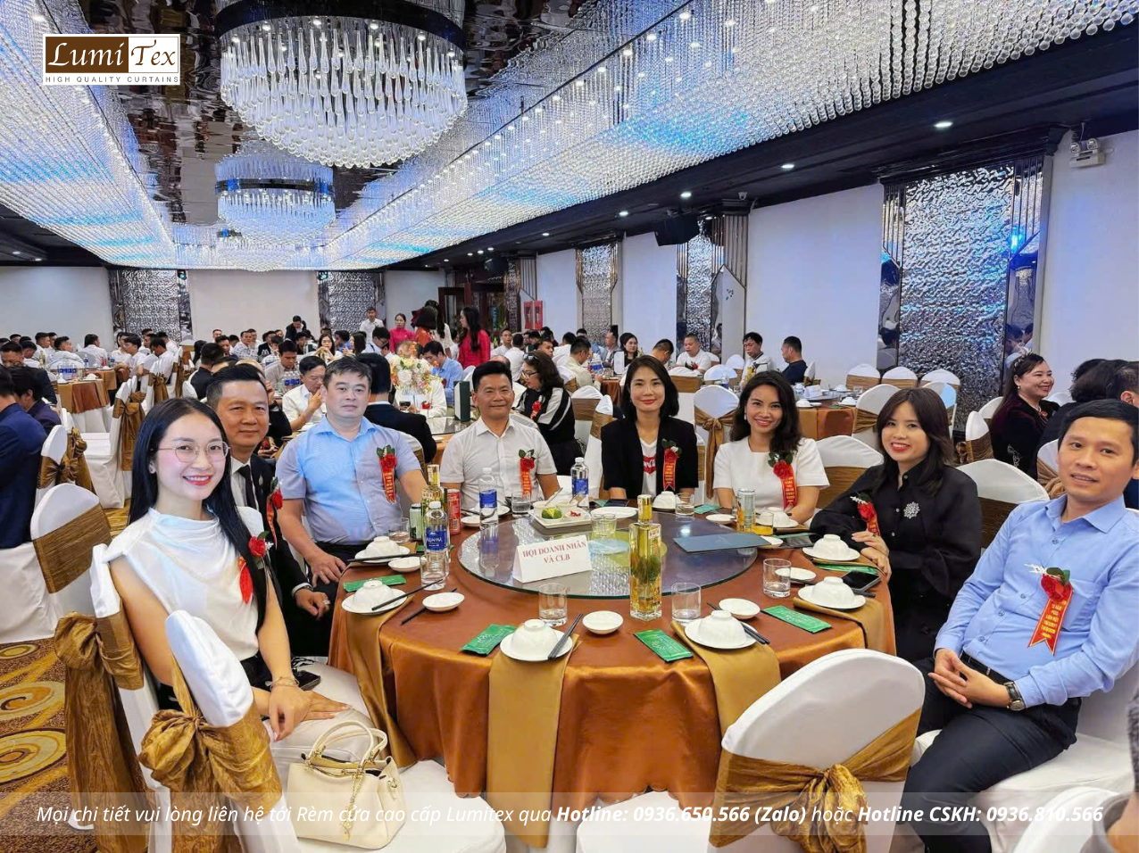 Rèm Lumitex chúc mừng Lễ kỷ niệm 15 năm thành lập Công ty CP Phát triển Xây dựng Liên Việt