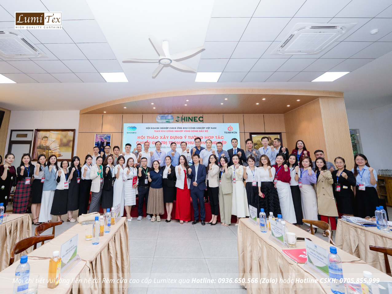 Rèm Lumitex cùng TEAM KCN tham dự Hội thảo Xây dựng ý tưởng hợp tác chuỗi giá trị trong khu công nghiệp Rèm Lumitex cùng TEAM KCN tham dự Hội thảo Xây dựng ý tưởng hợp tác chuỗi giá trị trong khu công nghiệp