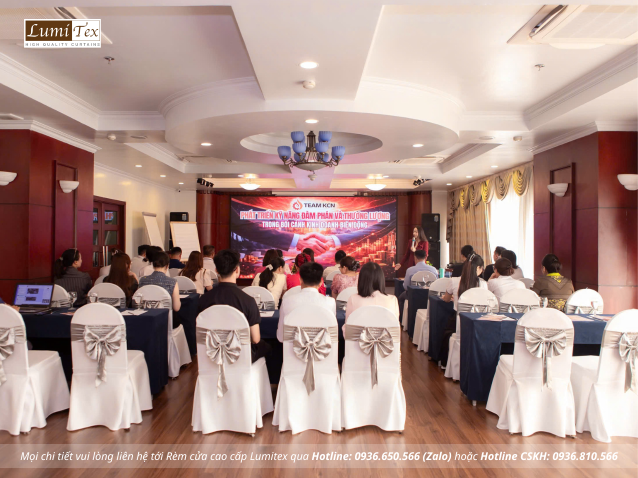 Rèm Lumitex nâng cao năng lực đàm phán – Tối ưu hiệu quả triển khai các dự án nội thất cao cấp Rèm Lumitex nâng cao năng lực đàm phán – Tối ưu hiệu quả triển khai các dự án nội thất cao cấp