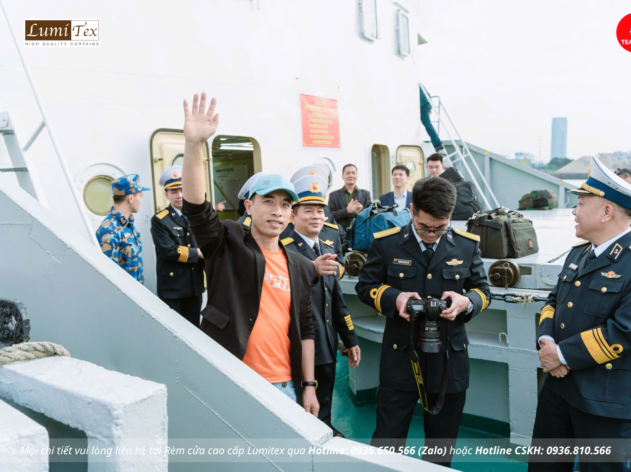 Rèm Lumitex đồng hành cùng đoàn công tác Vùng 1 Hải quân thăm, chúc Tết tại đặc khu Bạch Long Vĩ